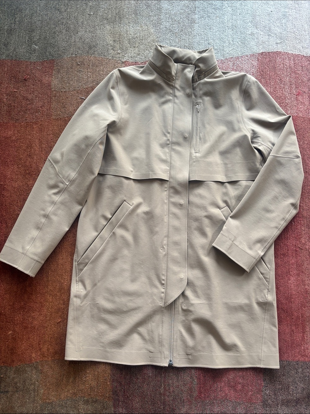 lululemon athletica Taupe Lightweight Trench Coat